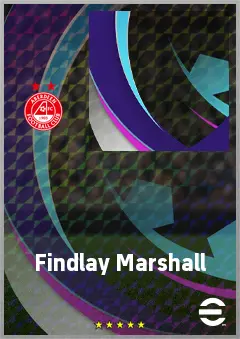 Findlay Marshall eFootball 2026 player card, 64 OVR AMF