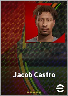 Jacob Castro eFootball 2026 player card, 66 OVR GK
