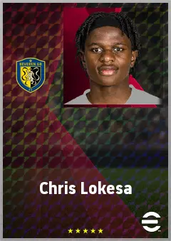 Chris Lokesa eFootball 2026 player card, 67 OVR LWF