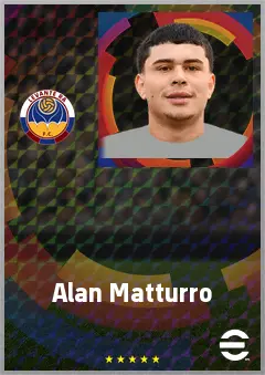 Alan Matturro eFootball 2026 player card, 70 OVR CB