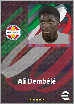 Ali Dembélé eFootball 2026 player card, 67 OVR RB