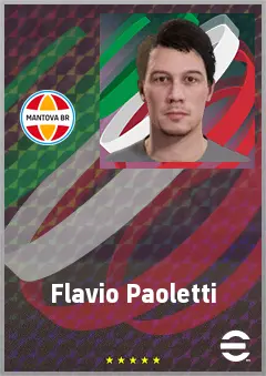 Flavio Paoletti eFootball 2026 player card, 66 OVR DMF