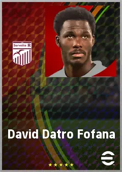 David Datro Fofana eFootball 2026 player card, 73 OVR CF