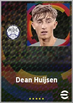 Dean Huijsen eFootball 2026 player card, 79 OVR CB