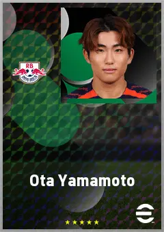 Yamamoto Ota eFootball 2026 player card, 68 OVR AMF