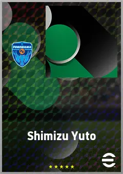 Shimizu Yuto eFootball 2026 player card, 62 OVR CMF