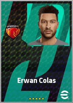 Erwan Colas eFootball 2026 player card, 67 OVR CF
