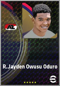 R.Jayden Owusu Oduro eFootball 2026 player card, 72 OVR GK