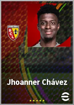 Jhoanner Chávez eFootball 2026 player card, 71 OVR LB