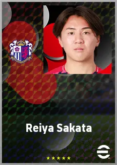 Sakata Reiya eFootball 2026 player card, 68 OVR RMF