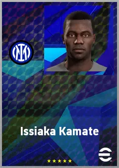 Issiaka Kamate eFootball 2026 player card, 69 OVR RWF