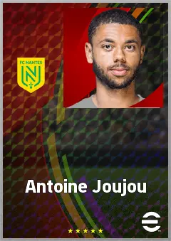 Antoine Joujou eFootball 2026 player card, 68 OVR LWF