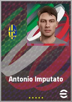 Antonio Imputato eFootball 2026 player card, 66 OVR RMF