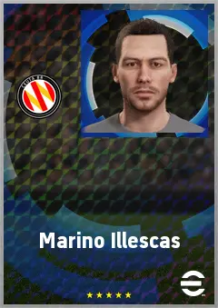 Marino Illescas eFootball 2026 player card, 66 OVR AMF