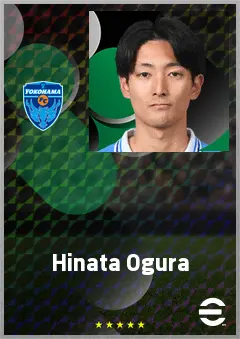 Ogura Hinata eFootball 2026 player card, 68 OVR DMF