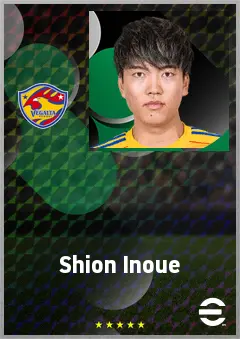 Inoue Shion eFootball 2026 player card, 68 OVR CB