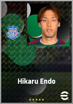 Endo Hikaru eFootball 2026 player card, 64 OVR CB