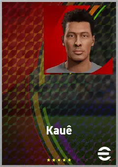 Kauê eFootball 2026 player card, 67 OVR CMF