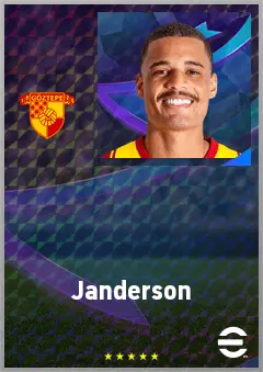 Janderson eFootball 2026 player card, 72 OVR CF