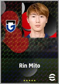Mito Rin eFootball 2026 player card, 65 OVR DMF