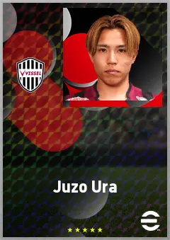 Ura Juzo eFootball 2026 player card, 63 OVR RWF