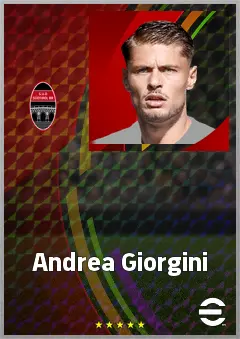 Andrea Giorgini eFootball 2026 player card, 70 OVR CB