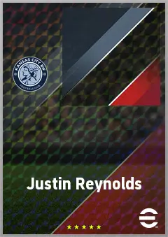 Justin Reynolds eFootball 2026 player card, 67 OVR RB
