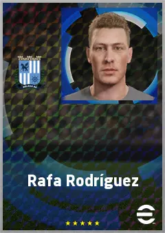 Rafa Rodríguez eFootball 2026 player card, 69 OVR CMF