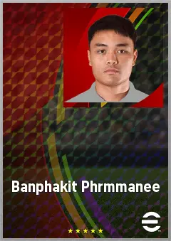 Banphakit Phrmmanee eFootball 2026 player card, 64 OVR CB