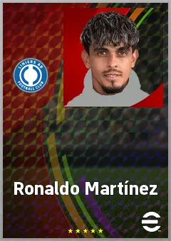 Ronaldo Martínez eFootball 2026 player card, 74 OVR CF