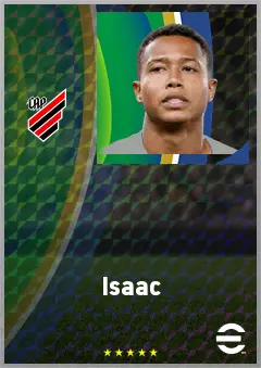 Isaac eFootball 2026 player card, 68 OVR LWF