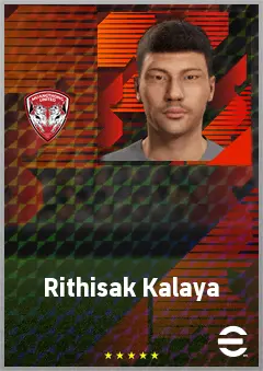 Rithisak Kalaya eFootball 2026 player card, 62 OVR GK