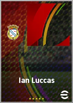 Ian Luccas eFootball 2026 player card, 67 OVR CMF