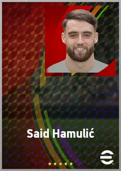 Said Hamulić eFootball 2026 player card, 67 OVR CF