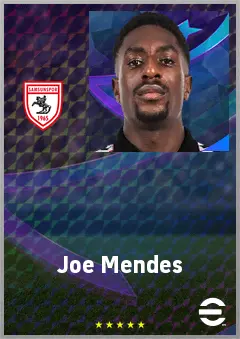 Joe Mendes eFootball 2026 player card, 71 OVR RB