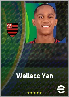 Wallace Yan eFootball 2026 player card, 68 OVR CF