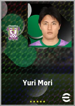 Mori Yuri eFootball 2026 player card, 66 OVR CB
