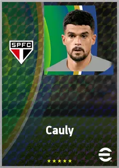 Cauly eFootball 2026 player card, 72 OVR AMF