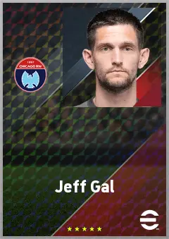 Jeff Gal eFootball 2026 player card, 70 OVR GK