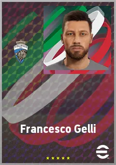 Francesco Gelli eFootball 2026 player card, 71 OVR AMF