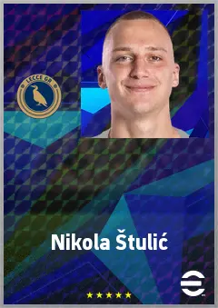 Nikola Štulić eFootball 2026 player card, 69 OVR CF