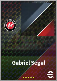 Gabriel Segal eFootball 2026 player card, 68 OVR CF