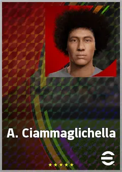 A. Ciammaglichella eFootball 2026 player card, 65 OVR CMF