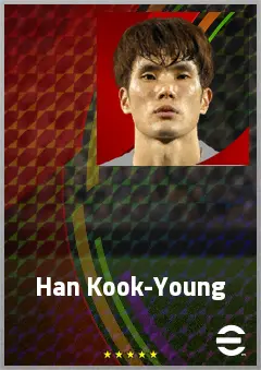 Han Kook-Young eFootball 2026 player card, 71 OVR DMF