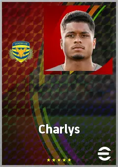 Charlys eFootball 2026 player card, 69 OVR CMF