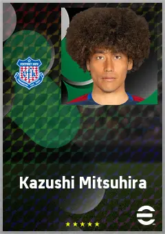 Mitsuhira Kazushi eFootball 2026 player card, 67 OVR CF