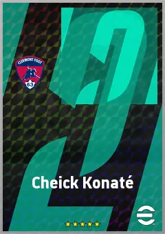 Cheick Konaté eFootball 2026 player card, 69 OVR RB