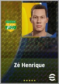 Zé Henrique eFootball 2026 player card, 65 OVR GK