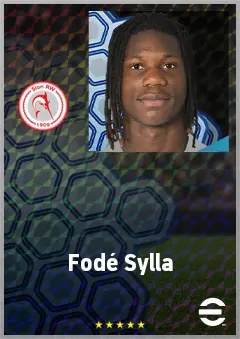 Fodé Sylla eFootball 2026 player card, 64 OVR DMF