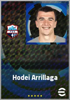 Hodei Arrillaga eFootball 2026 player card, 66 OVR LB